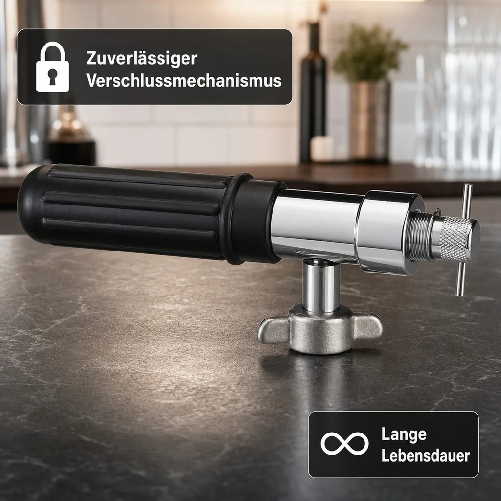 Kleindruckminderer für Kohlensäurekapseln - KEG-Ceomat Anschluß, Größe CO2 Anschluss: 5/8 Anschluss
