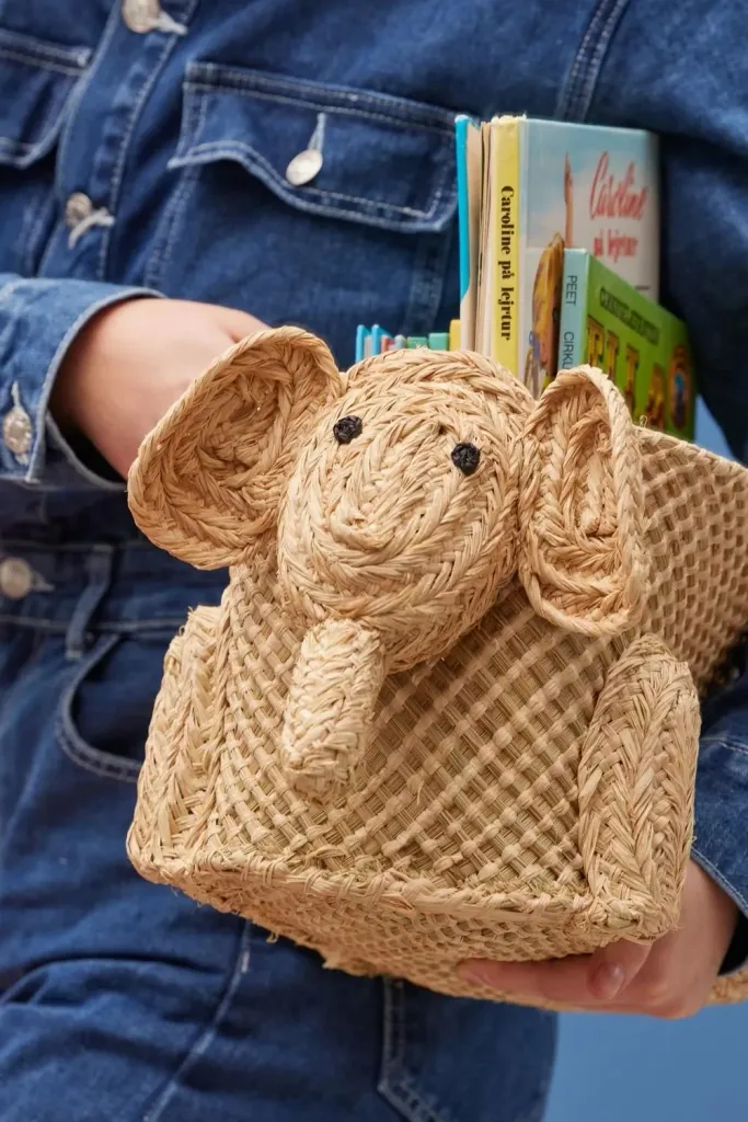 Aufbewahrungskorb - Elephant, Größe: klein