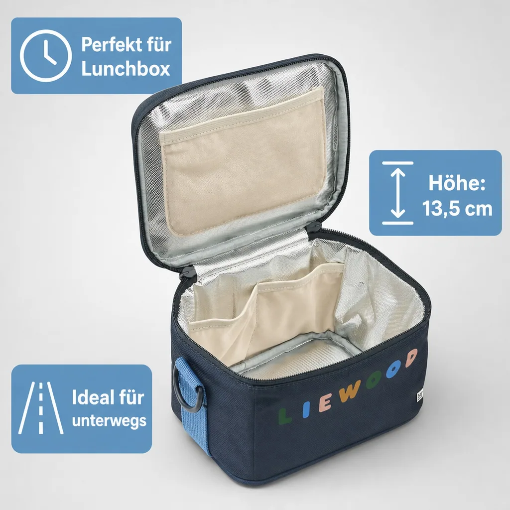Liewood Thermotasche, Lunch Kühltasche - Toby, Farbe: Klassisch marineblau multi mix