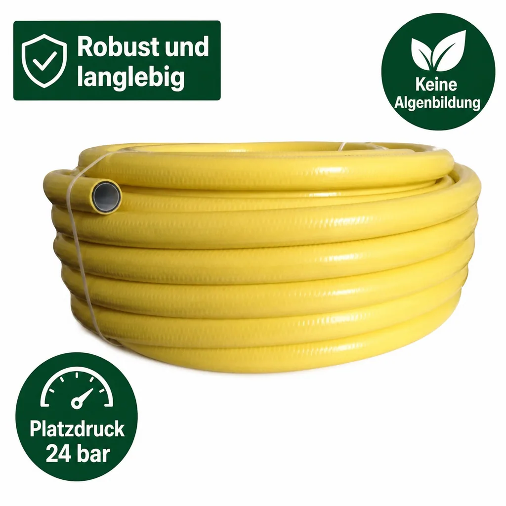 Gartenschlauch 1 Zoll, 25m, flexibel, knickfreier Wasserschlauch