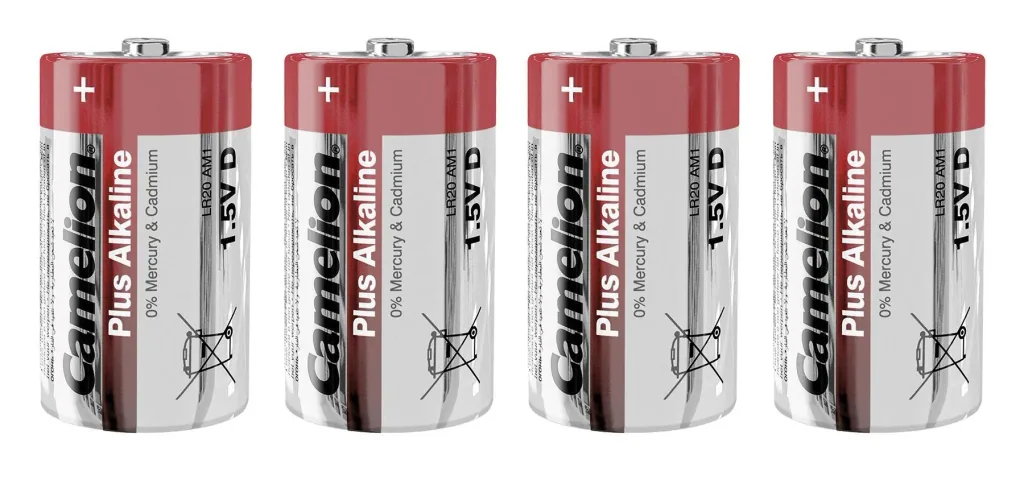 Plus Alkaline Mono D Batterie - 4 Stück