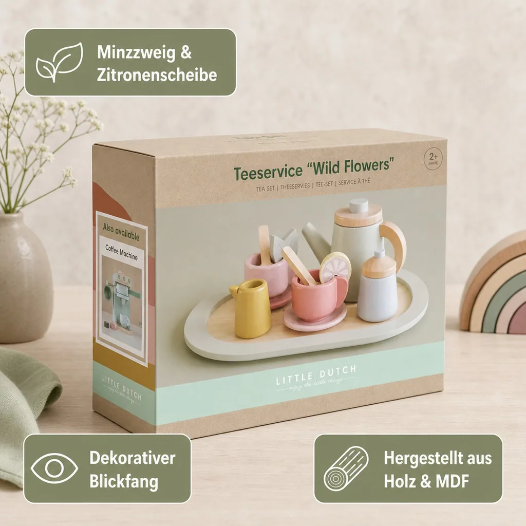 Little Dutch Teeservice "Wild Flowers"