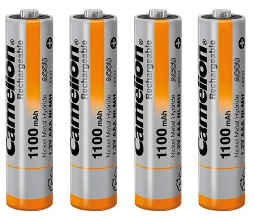 NiMH Micro (AAA) Akku mit 1100mAh - 4 Stück inklusive Box