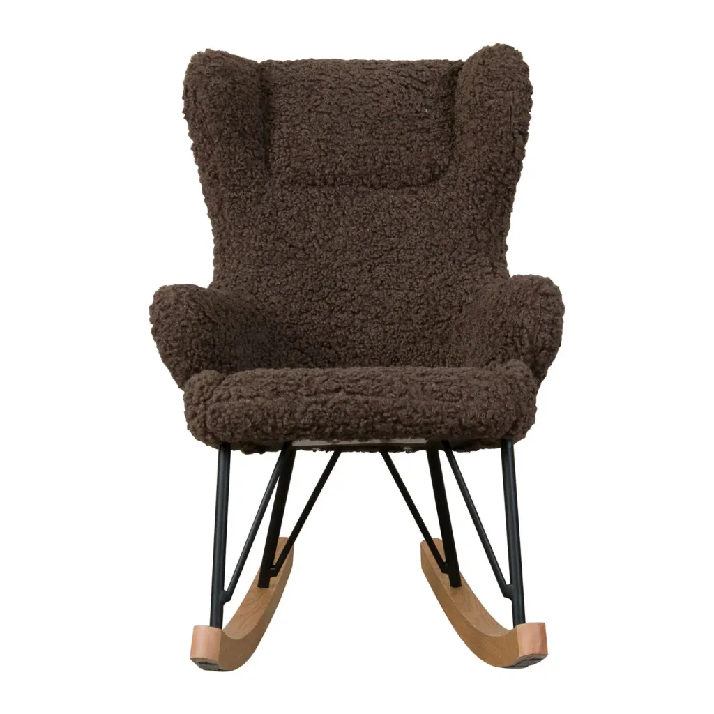 Quax Schaukelstuhl, Sessel zum Stillen - De Luxe, Farbe: Bison