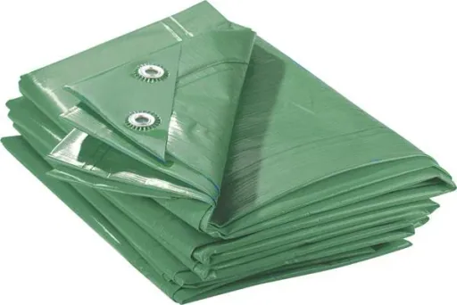 PE-Abdeckplane 200 x 300 cm, 90g/m² - GRATIS dazu 6 Stück Gummispanner