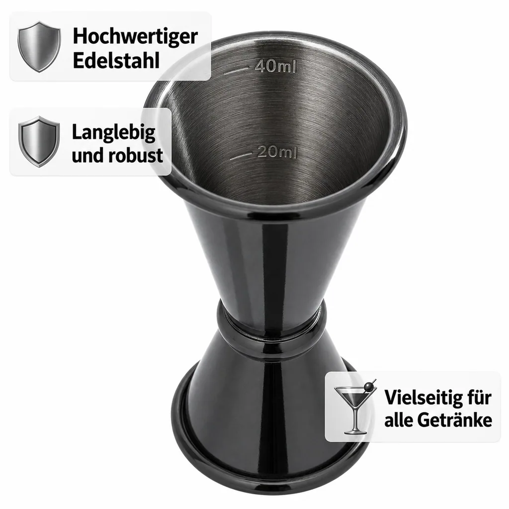 Barmaß, Jigger Japan Style, 20-40ml
