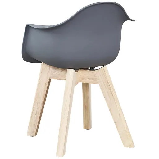 Quax Kinder Schalenstuhl 2 er Set grau