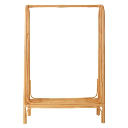 OyOY Kinder Kleiderständer Rainbow Rattan natur