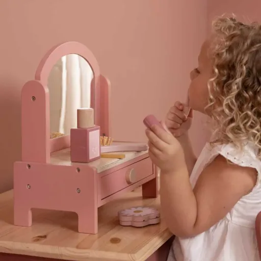Little Dutch Schminktisch Holz rosa