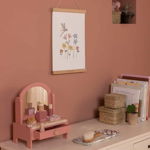 Little Dutch Schminktisch Holz rosa