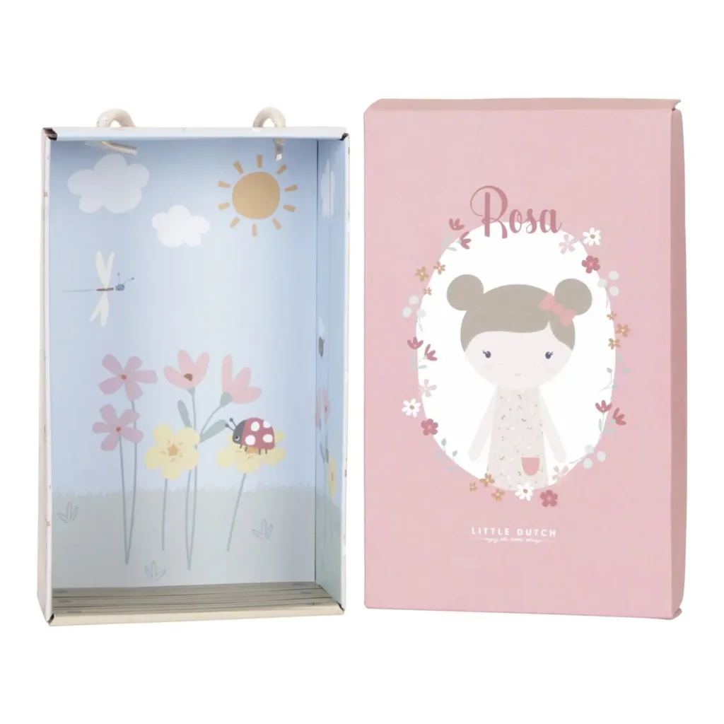 Little Dutch Stoffpuppe, Kuschelpuppe - Rosa, 35 cm