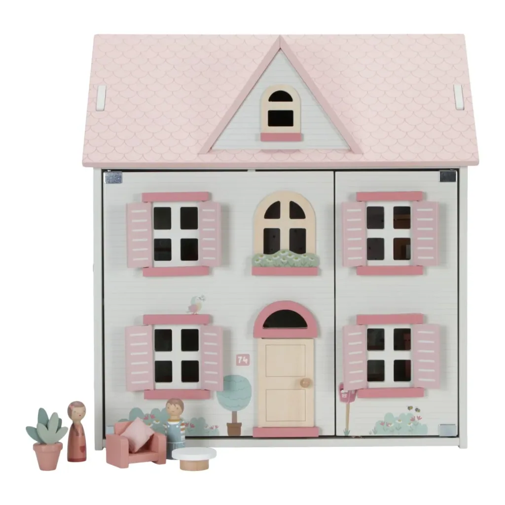 Little Dutch Puppenhaus Holz: Holzpuppenhaus mit Grosses zum Spielen & Einrichten (ab 3 Jahren)