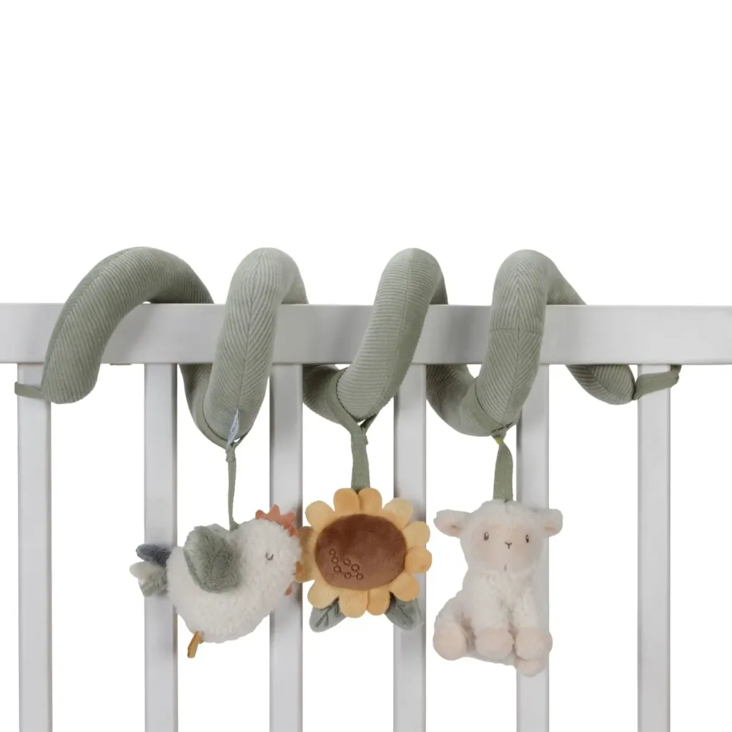 Little Dutch Aktivitätsspirale Little Farm - für Kinderwagen, Autositz & Bettchen ab 0 Monaten