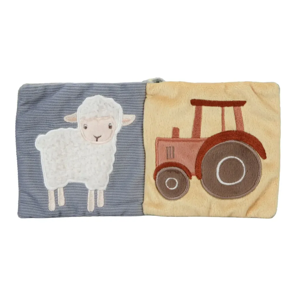 Little Dutch Stoffbuch, Buggy-Fühlbuch - Little Farm, Buggybuchmit Aktivitäten für Babys