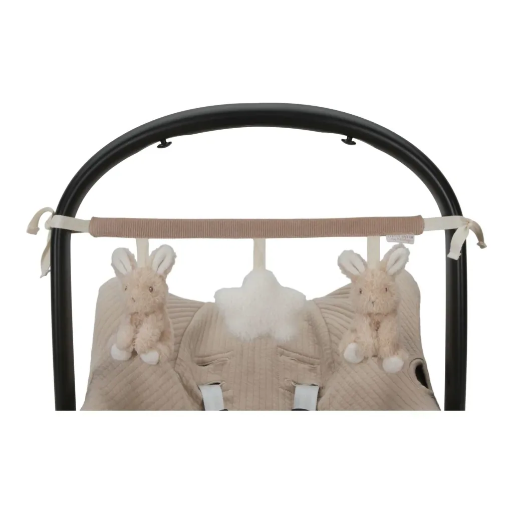 Little Dutch Kinderwagenkette - Baby bunny, Hase und Wolke