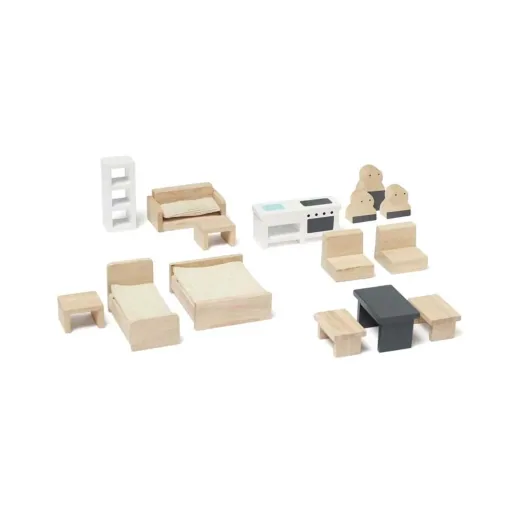 Kids Concept Spielzeug Puppenhaus tragbar Holz