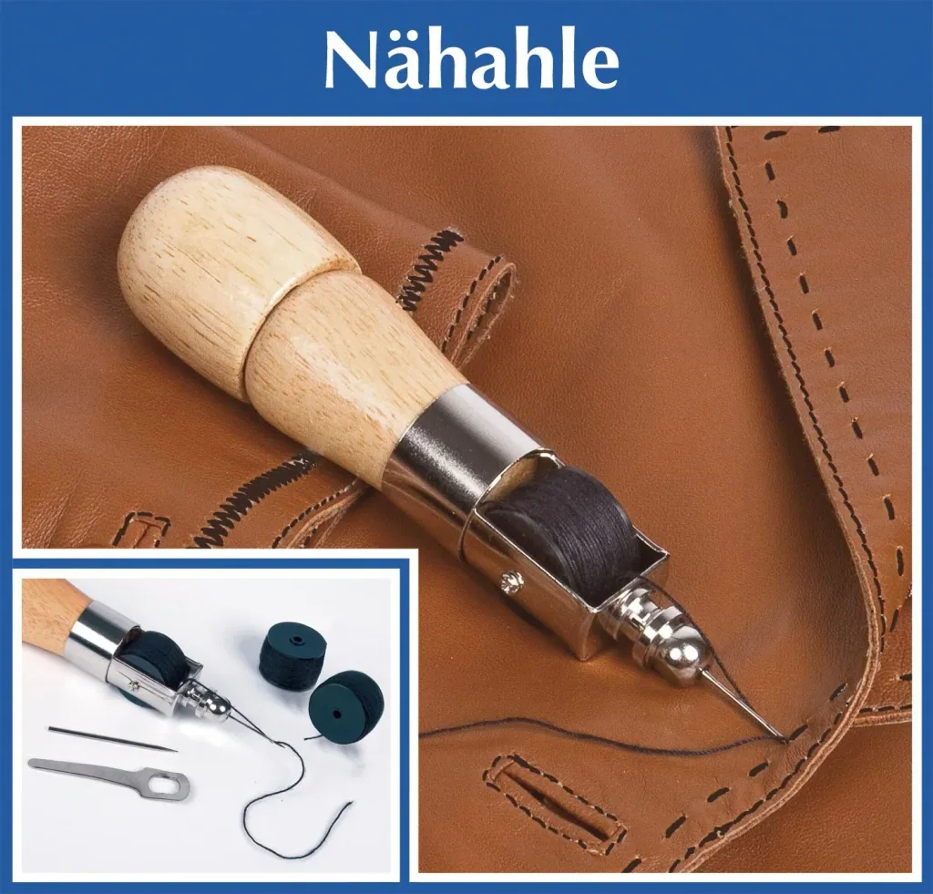 Handnähapparat mit Spule