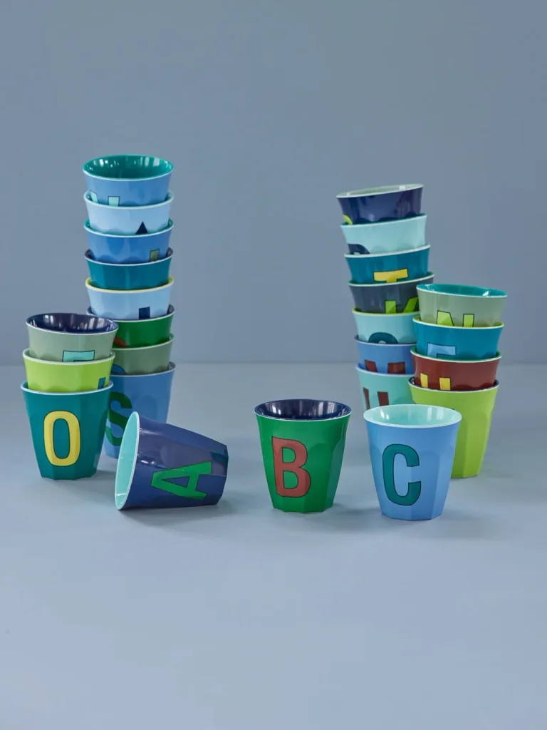 RICE Becher - B, 250 ml, Melamine, Farbe: Wald grün