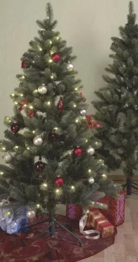 Weihnachtsbaum, 120 cm, Aufbauhöhe 85 - 120 cm, inklusive Standfuß