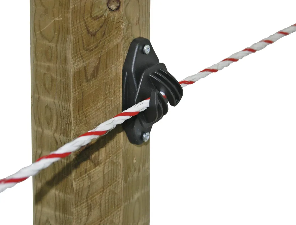 Seilisolator "Euro Cord", Farbe schwarz, 10 Stück im Beutel