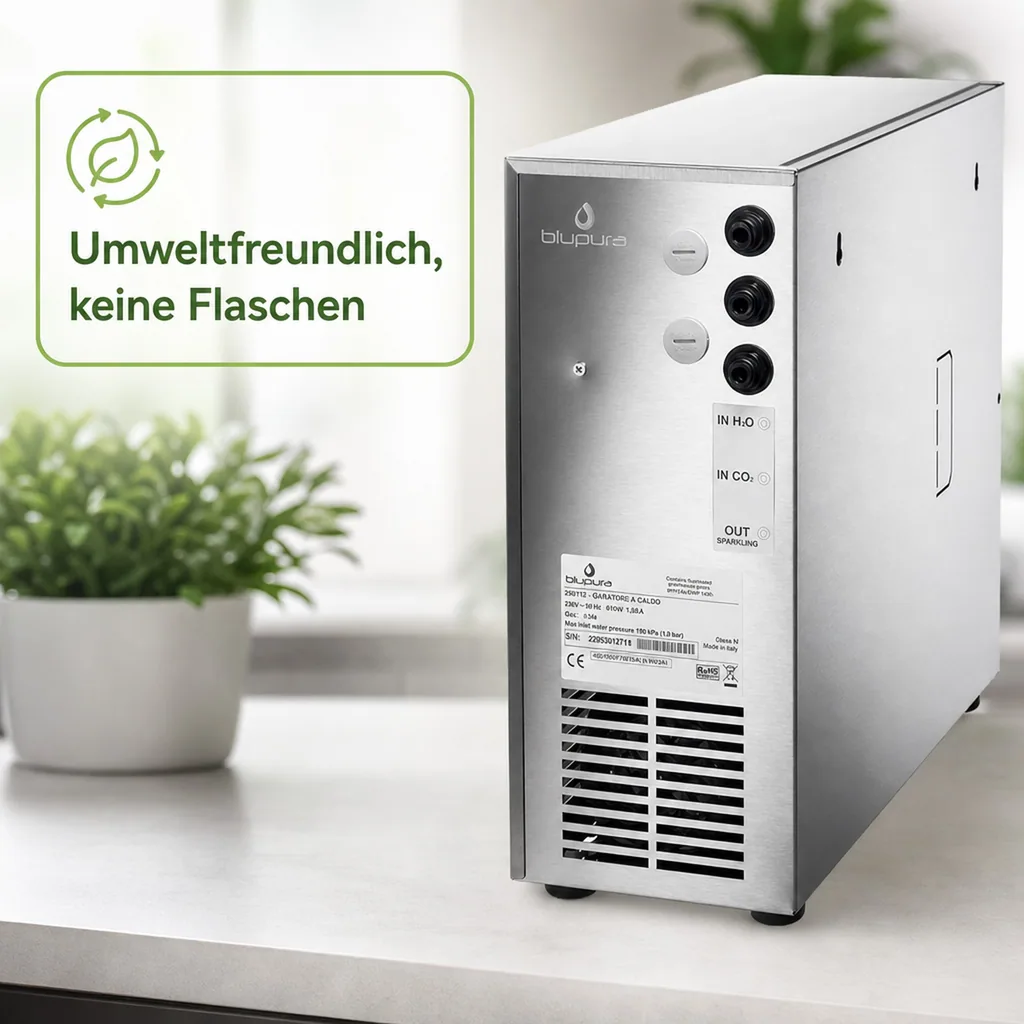 Wassersprudler, Wasserspender, Warmkarbonator - Blupura