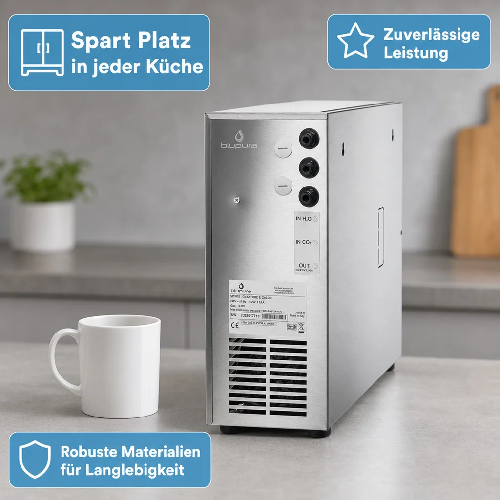 Wassersprudler, Wasserspender, Warmkarbonator - Blupura