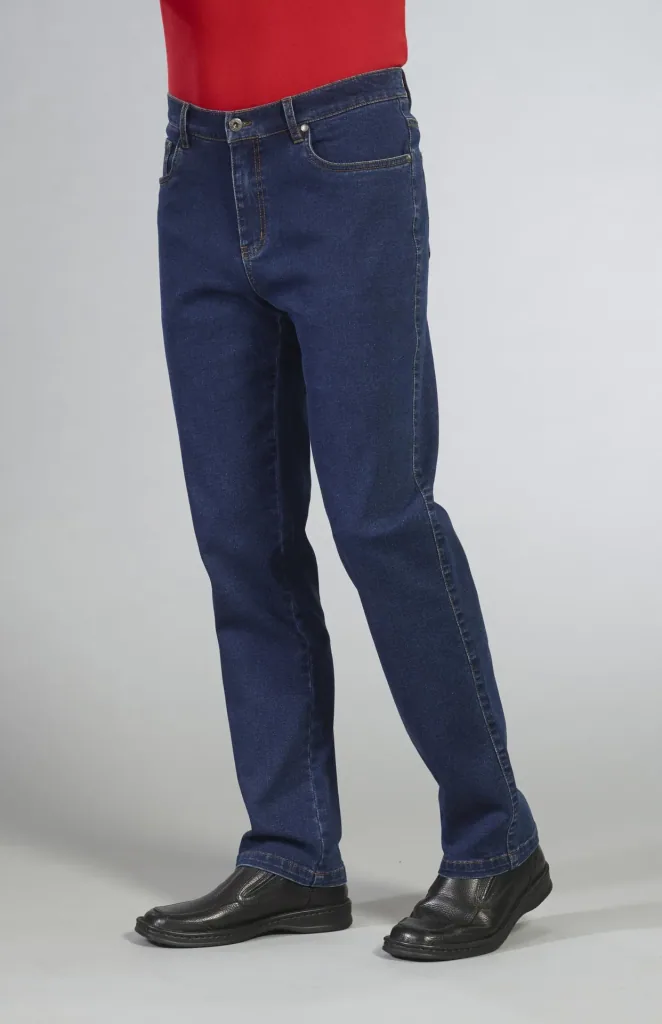 5 Pocket Jeans, Farbe bluestone, Gr.48
