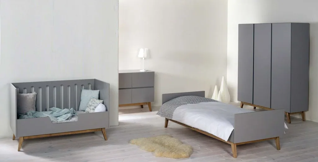 Quax Nachttisch Trendy grau, möchten Sie eine Schublade?: ja