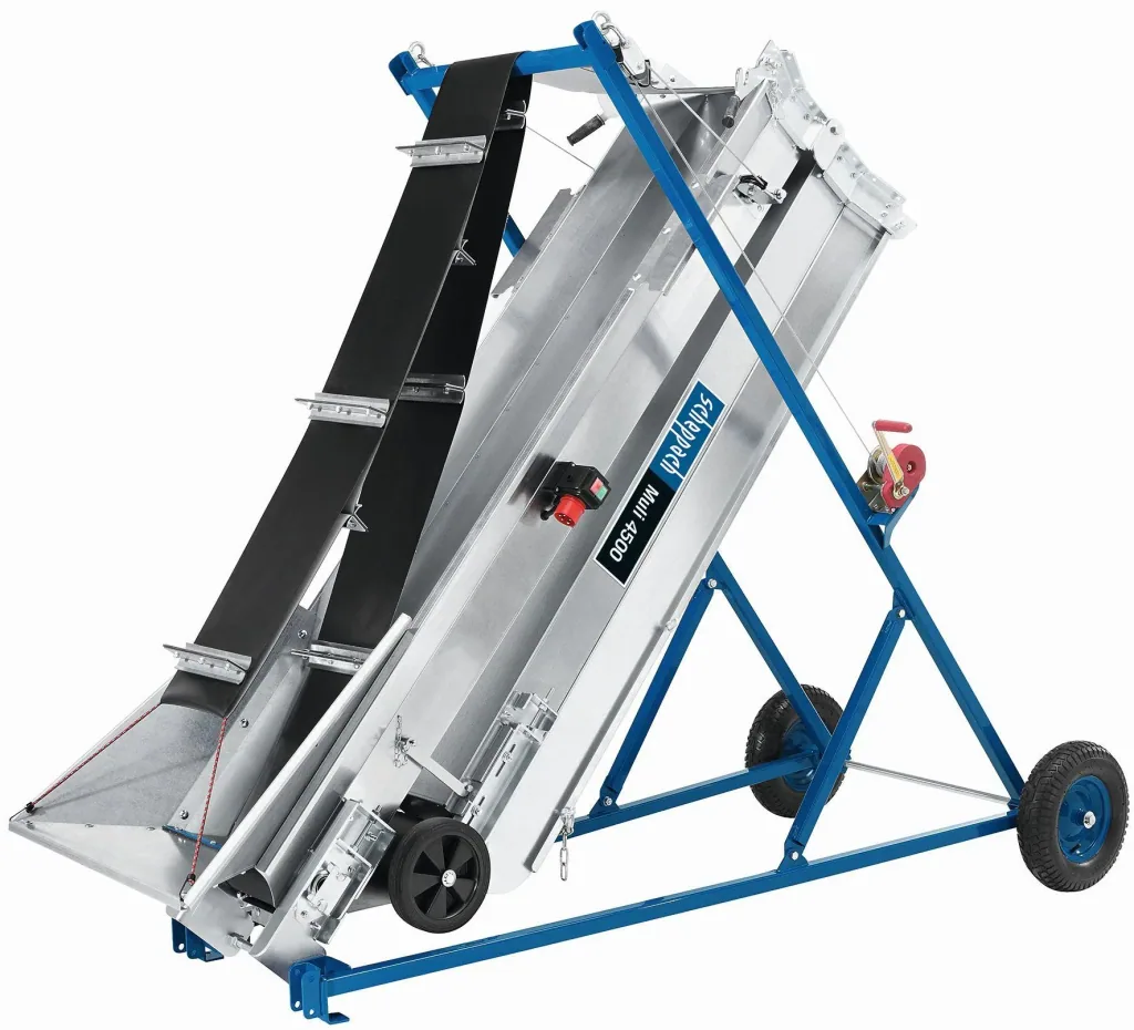 Förderband Muli 4500 für Brennholz, 400 V, 50HZ,1,1kw