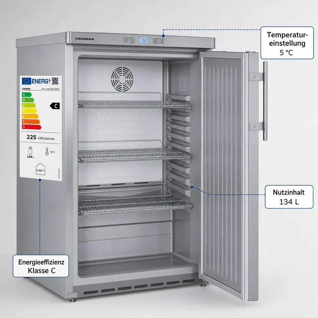 Kühlschrank Liebherr FKUv 1660 mit Umluftkühlung