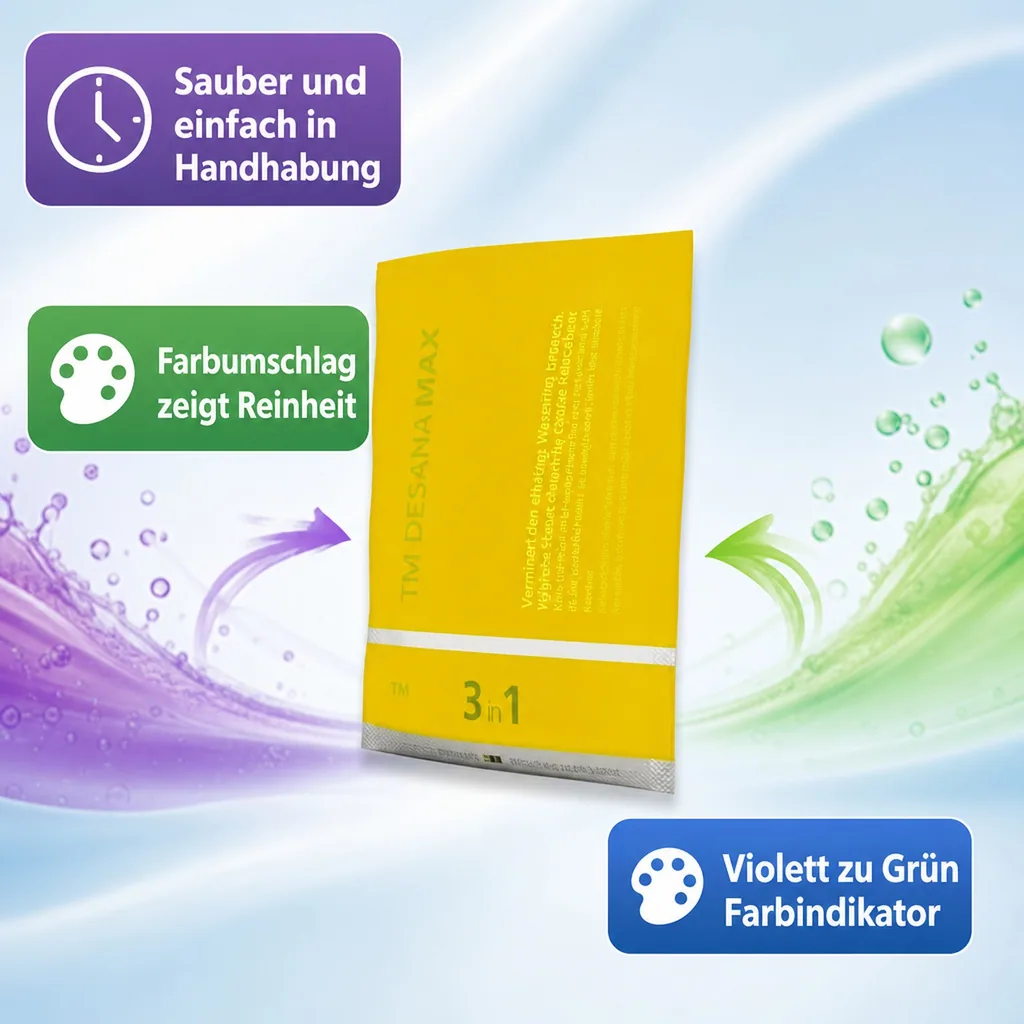 TM Desana Max Reinigungs & Desinfektionsmittel, Desinfektionspulver für Getränkeleitungen, Chemische Leitungsreinigung, Preis pro Stück (35g)