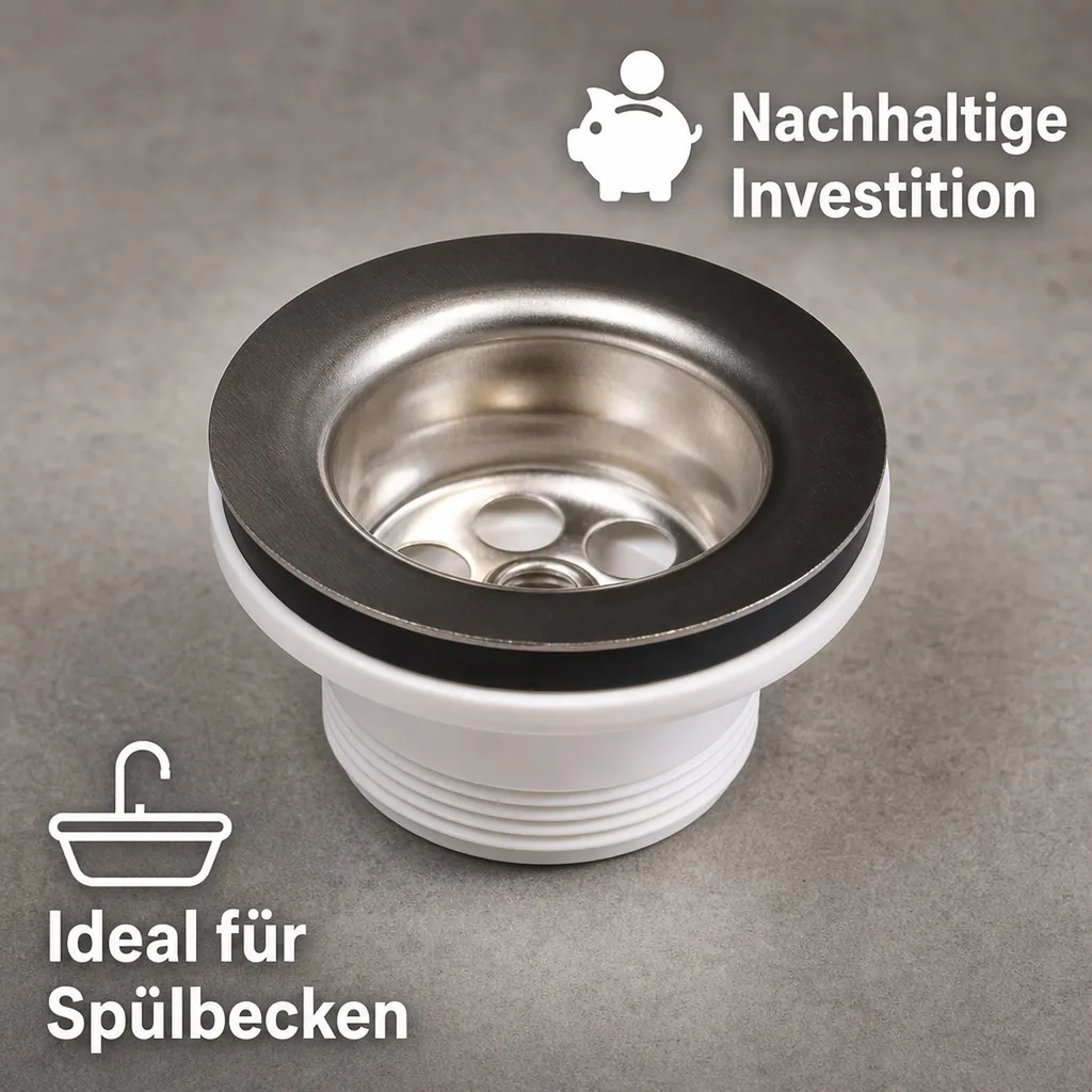 Ablaufventil 1 1/4 Zoll für Spülbecken und Spülwannen
