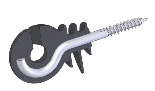 Ringisolator "Kompakt", 100 Stück im Eimer inklusive Einschraubhilfe