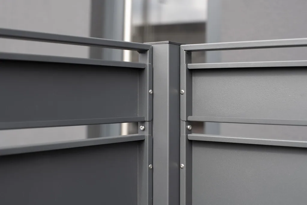 Westmann Mülltonnenverkleidung Planum 5er 150 cm anthrazit (5× 240 L)