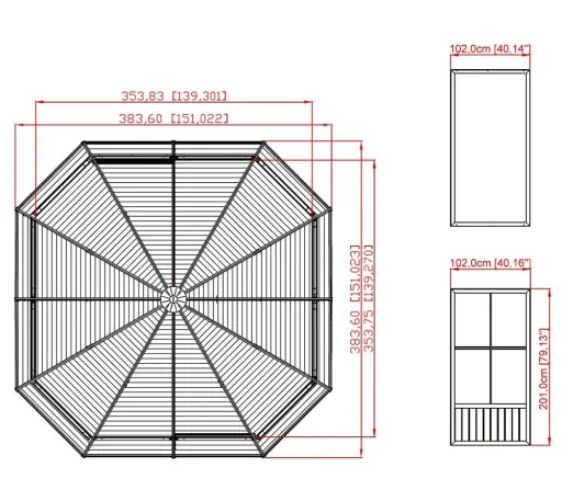 Sojag Pavillon Charleston 12 x 12
