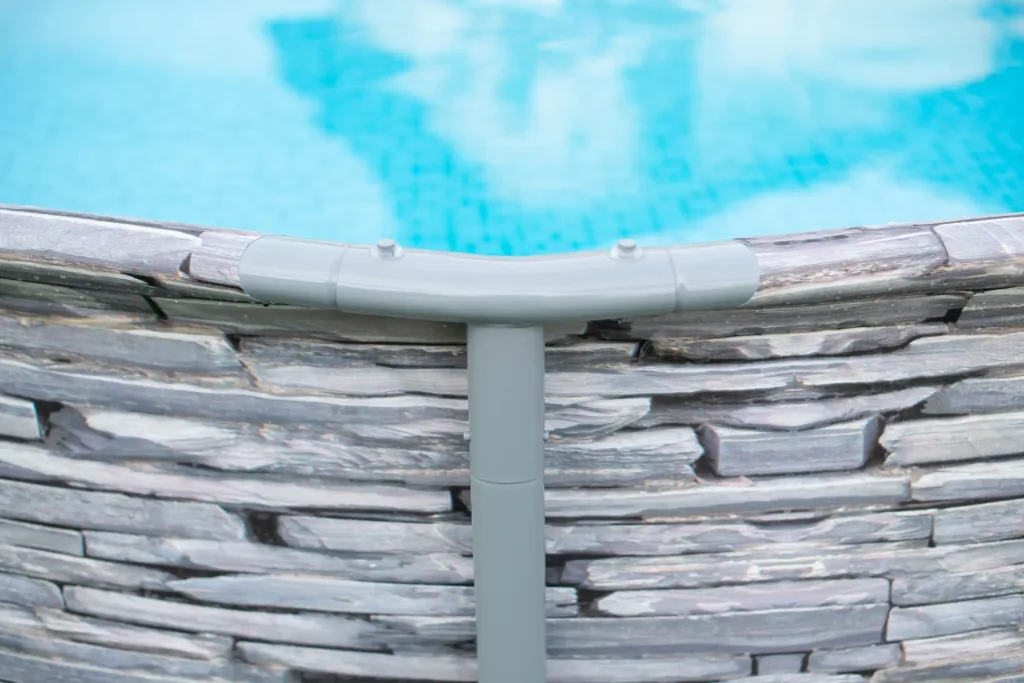 Pool Active Frame, Durchmesser 305 x 76 cm, Stein Grau