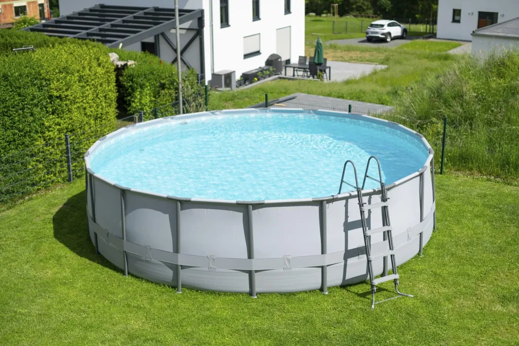 Summer Waves Elite Frame Pool Ø549 x 132 cm anthrazit