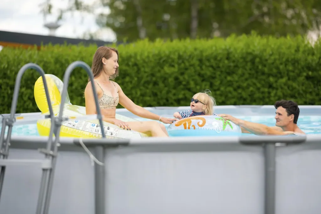 Summer Waves Elite Frame Pool Ø549 x 132 cm anthrazit