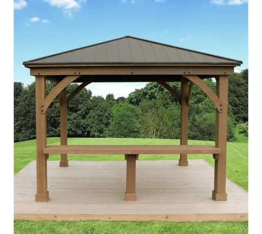 Holzpavillon BBQ Laval 6x7