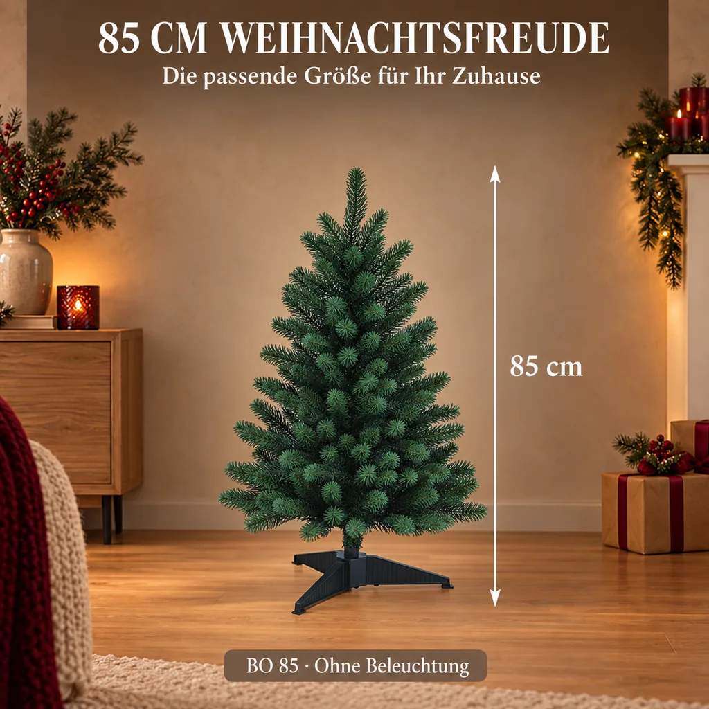 Weihnachtsbaum, 85 cm, inklusive Standfuß