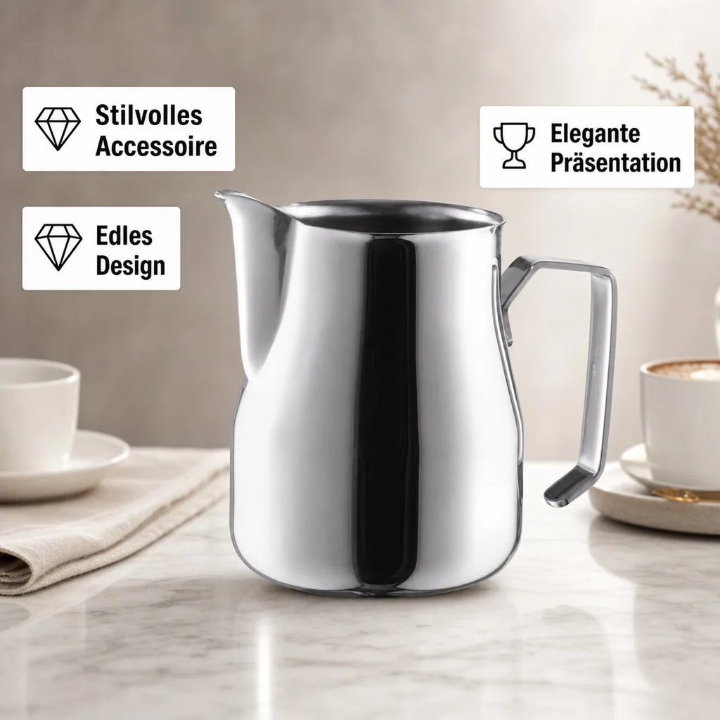 Milchkännchen, Edelstahl, 0,35 L