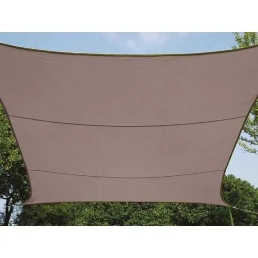 Schattentuch / Solartuch - Rechteck - 2 x 3m - Taupe
