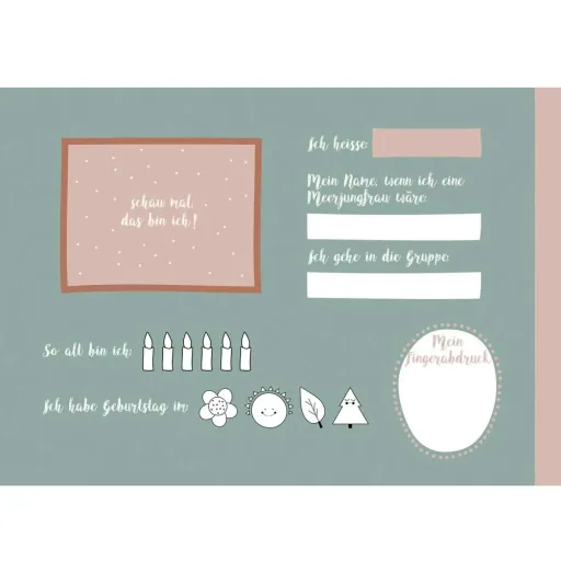 Ava & Yves Kindergarten Freundebuch Prinzessin
