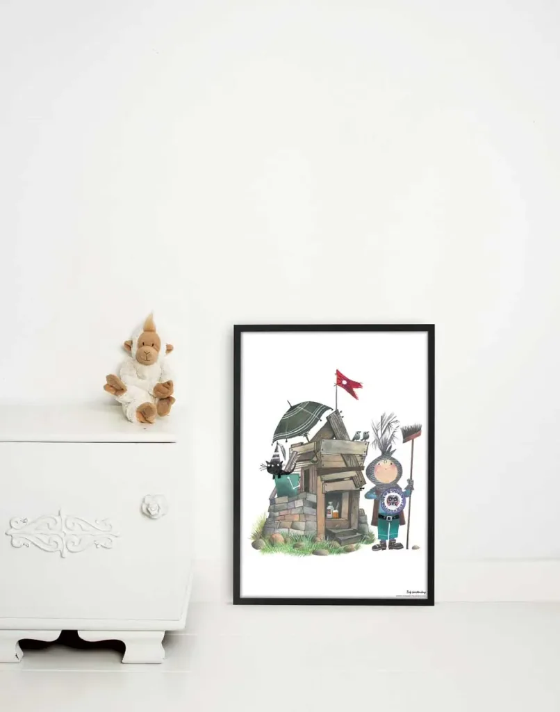 Kek Amsterdam Kinderposter kleiner Ritter