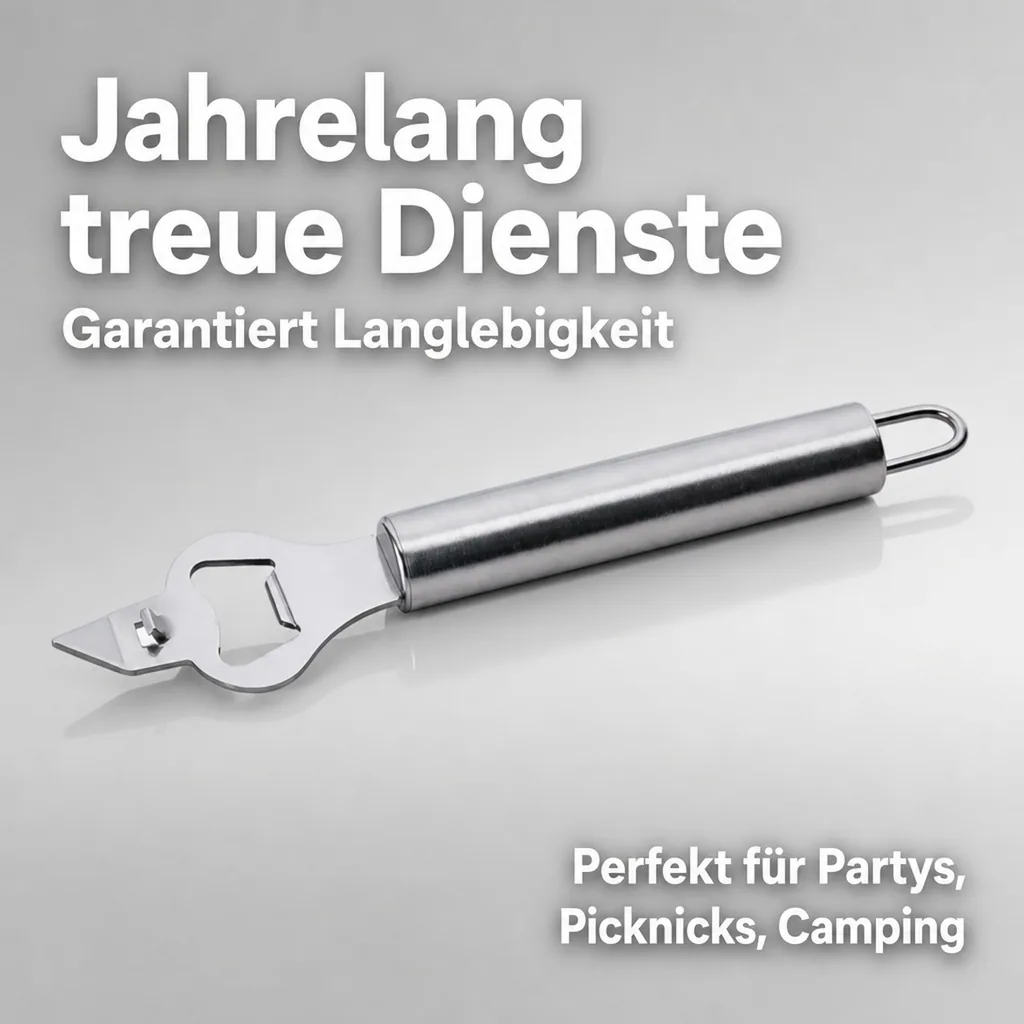 Flaschenöffner, Bieröffner mit Dosenöffner