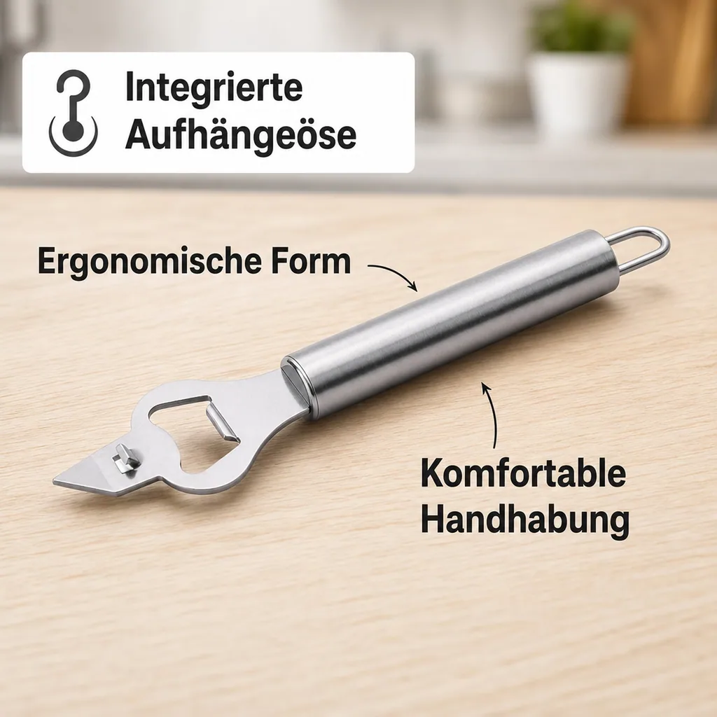 Flaschenöffner, Bieröffner mit Dosenöffner
