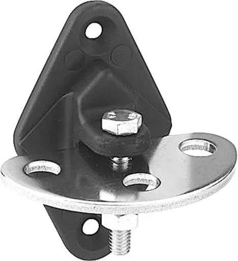 Torgriffisolatoren "Vario", Edelstahl, 2 Stück
