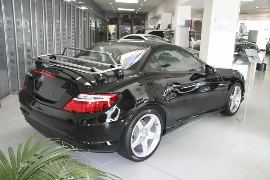 Gepäckträger Edelstahl Summer für Mercedes Benz SLK 2 Bauj. ab 2004