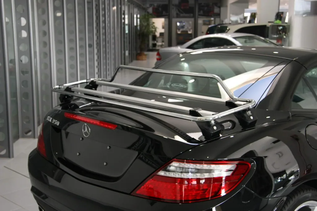 Gepäckträger Edelstahl Summer für Mercedes Benz SLK 3 Bauj. ab 2011
