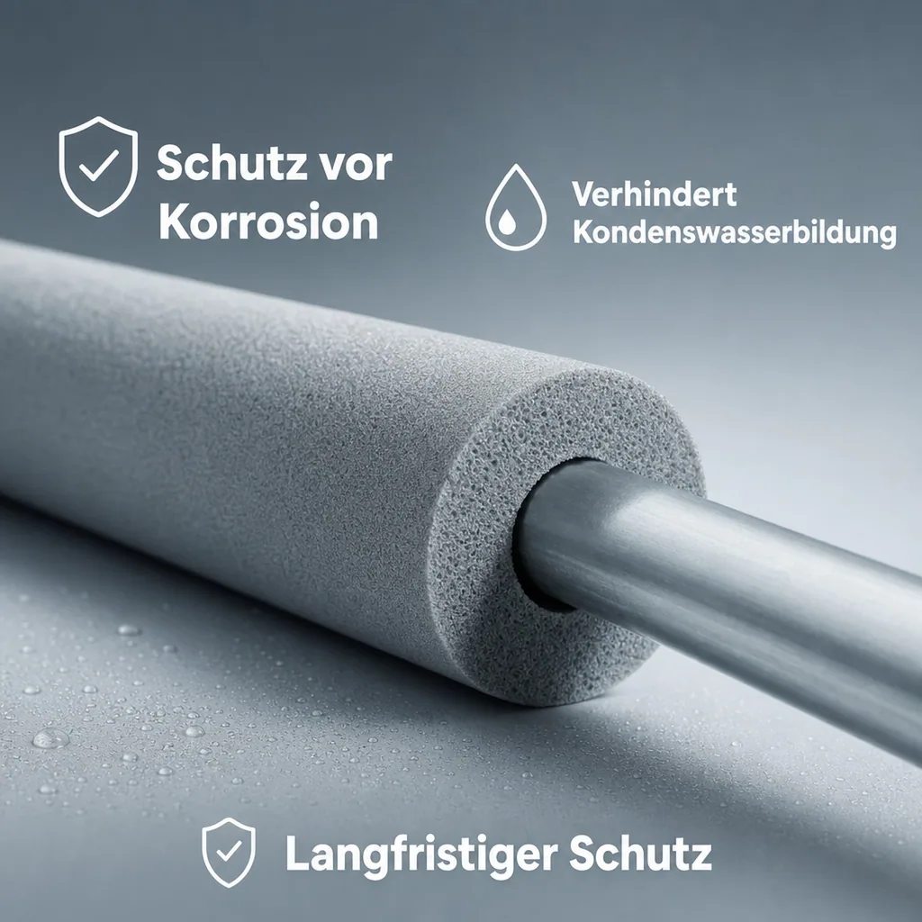 Rohrisolierung, Heizungsrohrisolierung, 89 mm, 2m, Kautschuk, GEG